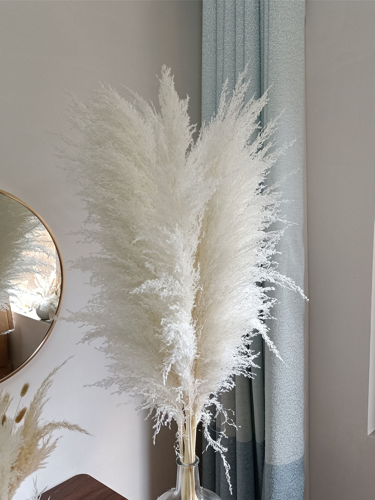 PAMPAS GRASS 35''- over100000 stems White Dried Pampas Plant Decor, Pampas Wedding Decor Bouquet, Boho Bohemian Wedding Flower -PAMPAS grass wholesale and dried flowers wholesale near me