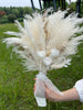 Bridesmaid Bouquets with Pampas Grass and Dried Flowers - Driedflowers Wholesale Pampas Factory Wedding Pampas Bouquets