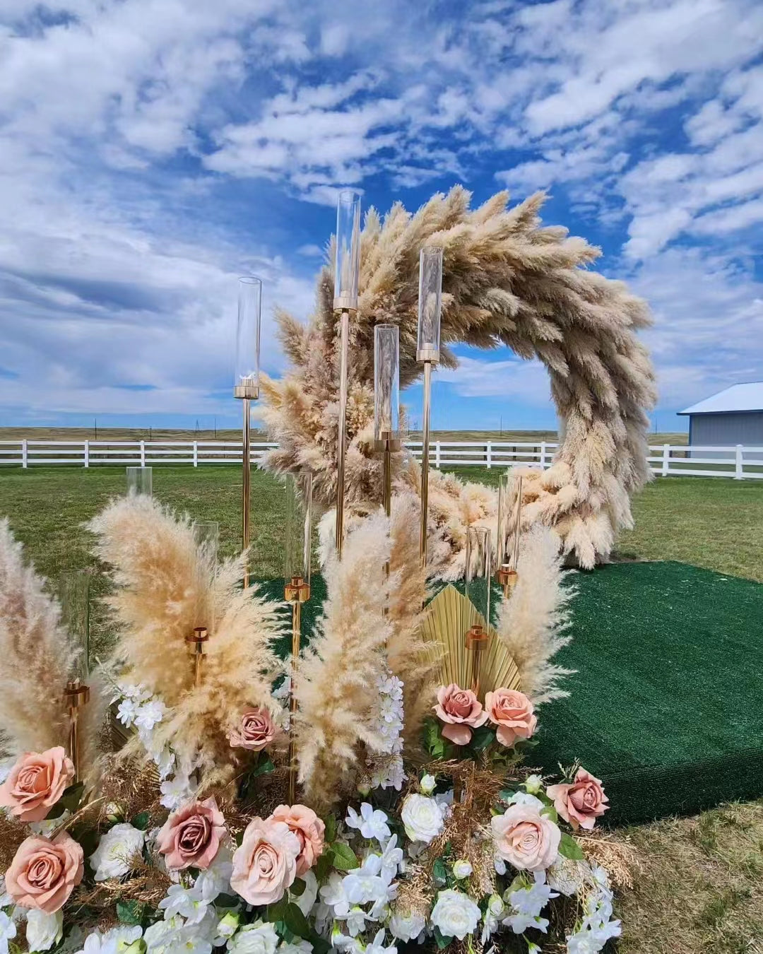 Pampas Grass, Dried, Fluffy Plumes - for wedding party home
