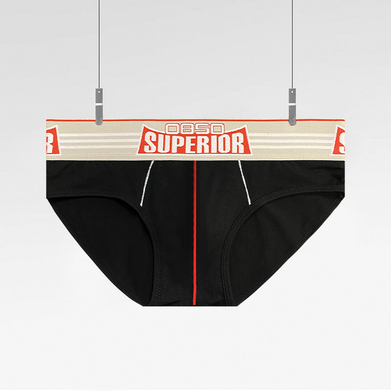 0850 temu men's panties sexy low rise cotton briefs sports fitness anti wear leg briefs BS842