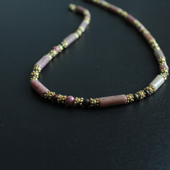 Rhodochrosite Necklace｜Natural Pink Healing Stone｜Love & Heart Chakra Crystal｜Emotional Healing Jewelry｜Gift for Her