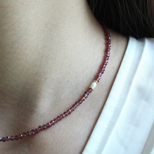 Elegant Amethyst Necklace, Hand Woven Amethyst Crystal Choker, Purple Gemstone Necklace, February Birthstone, Dainty Everyday Necklace