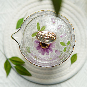 Handcrafted Floral Gaiwan & Fair Cup Set