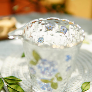 Handcrafted Gaiwan Fair Cup Set — Real Preserved Daisy Flowers