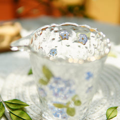 Handcrafted Gaiwan Fair Cup Set â€?Real Preserved Daisy Flowers, Eco Resin Floral Tea Cup