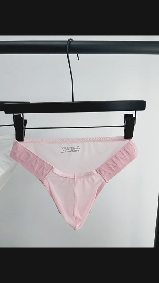 Cross-border new light and thin briefs, sexy low-waisted convex bag briefs, sports fitness, breathable AD780