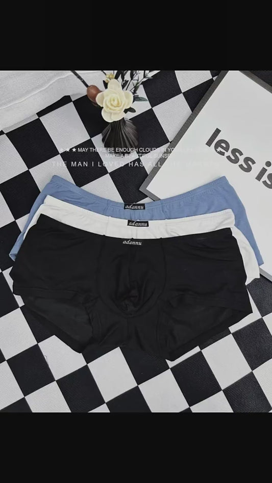 ADANNU cross-border new thin modal boxers sexy low-rise light boxers AD741