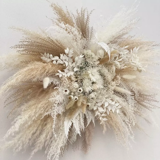 Bridal Bouquet |Bridesmaid,Dried flower Crown | Boho Wedding Flowers