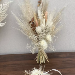 Boho bouquet, bohemian bouquet,  flower bouquet, pampas grass bouquet, neutral flower bouquet,