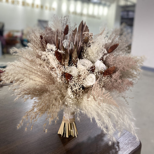 Wedding bouquet boho|bride bouquet|dried flower|flower bouquet|pampas bouquet