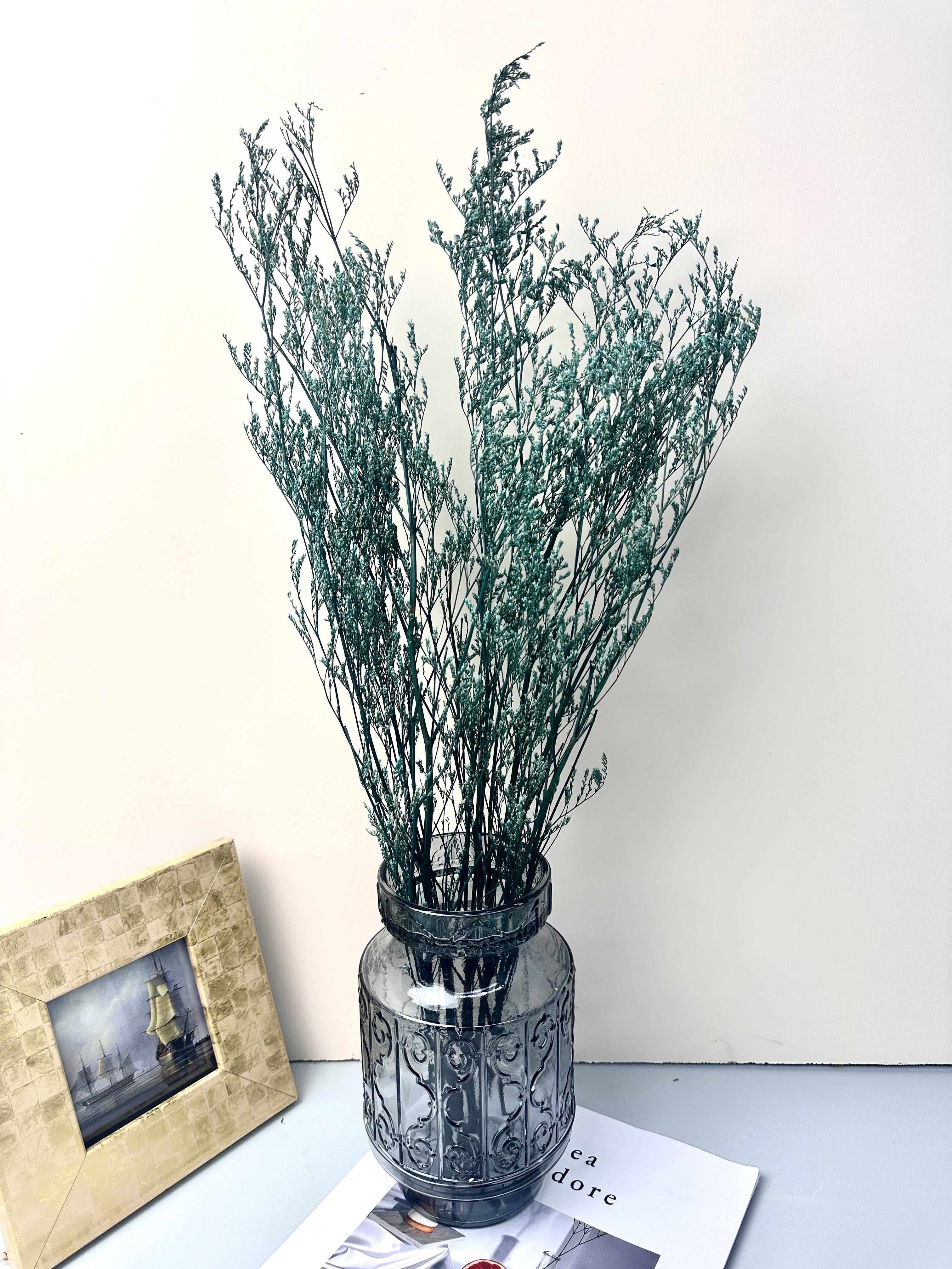 50g Dried Natural Ruscus Leaves Wedding Arrangement Decoration Natural Flowers Dry White Grass Bouquet Home Living Room  Decor -PAMPAS grass wholesale and dried flowers wholesale near me