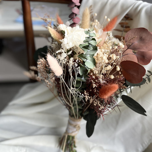 Pampas grass bouquet|Eucalyptus bouquet|large wedding bouquet|bridal bouquet|boho wedding flowers|wedding bouquet