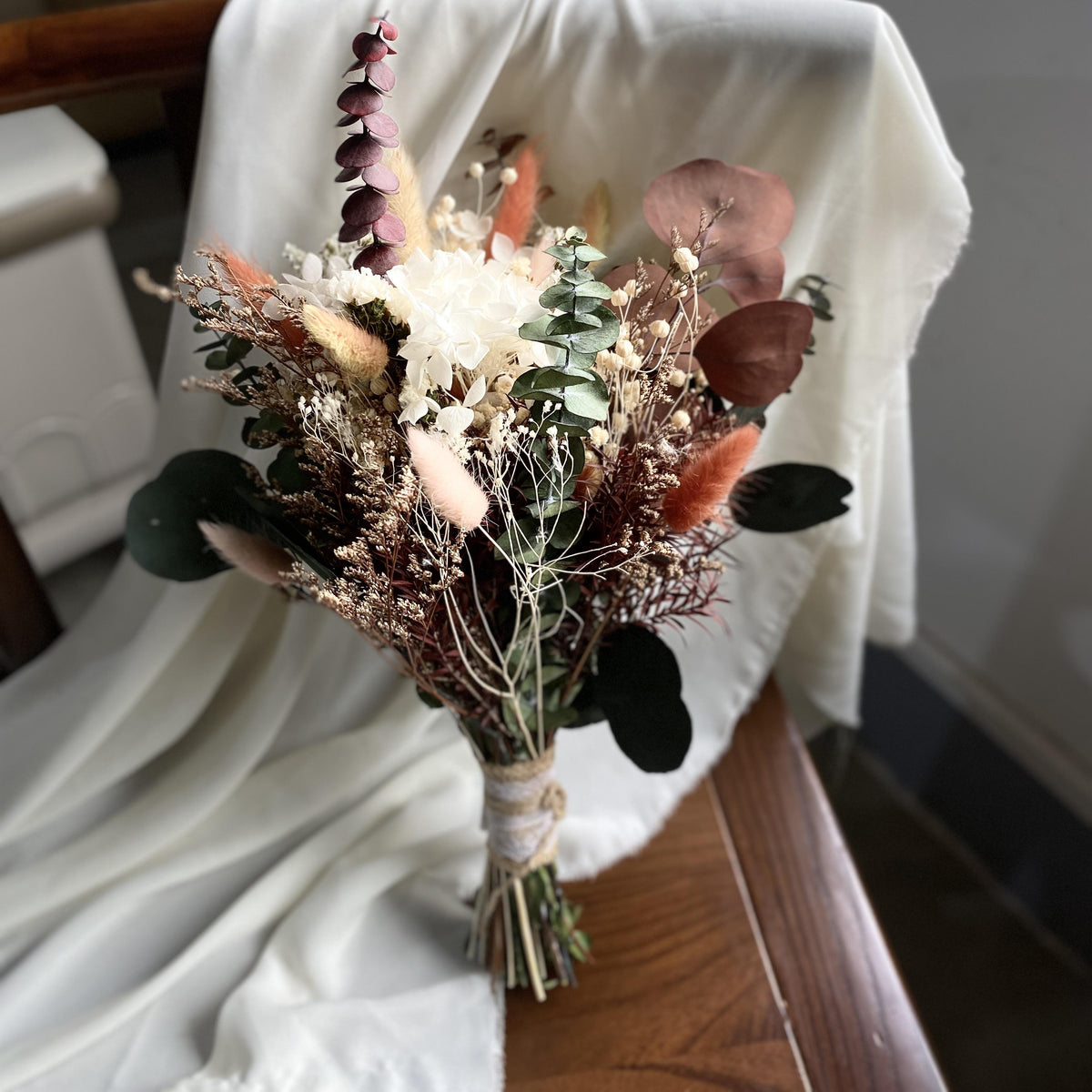 Pampas grass bouquet|Eucalyptus bouquet|large wedding bouquet|bridal bouquet|boho wedding flowers|wedding bouquet