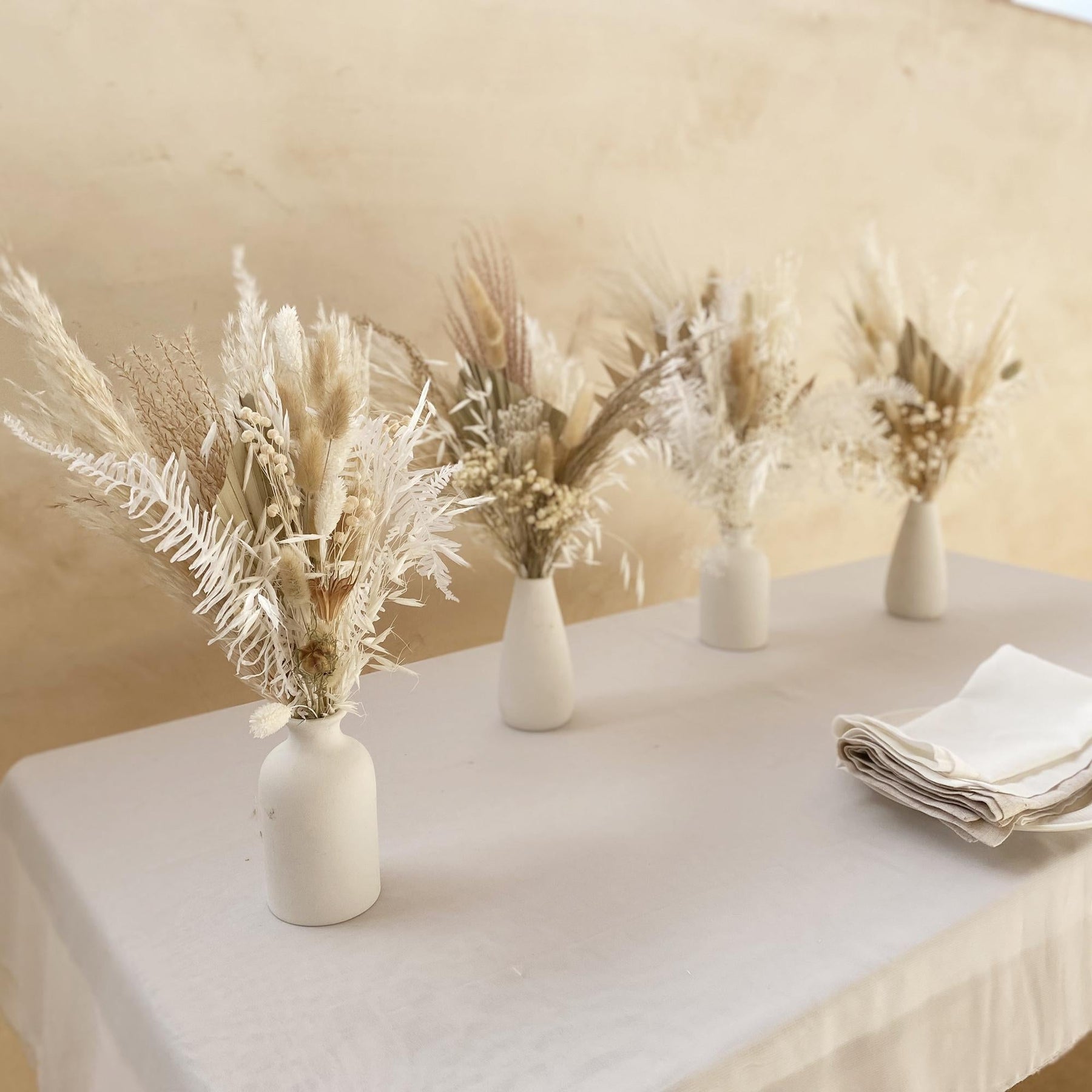 dried flower bouquet mini，dried flowers for wedding bouquet，white dried flower bouquet