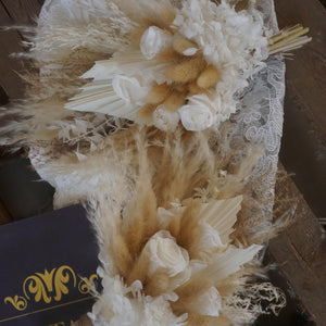 Pampas Grass bouquet ,Preserved flowers Dried flowers bouquet,home decor, Palm spear,natural flower Flower Arrangement