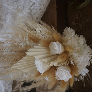 Pampas Grass bouquet ,Preserved flowers Dried flowers bouquet,home decor, Palm spear,natural flower Flower Arrangement