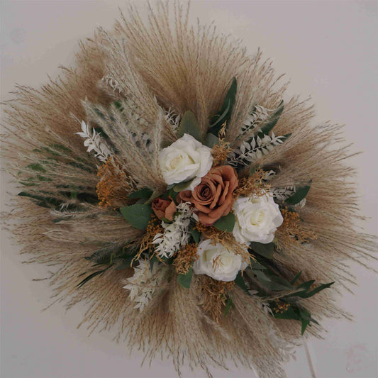 wedding Boho Pampas arch , Pampas arrangement, boho wedding arch, dry flowers arch, neutral boho arch, wedding arch