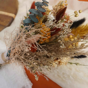 Dried flower bouquet wedding ,bridesmaid bouquet, bridal boho bouquet,  dried flowers , baby's breath