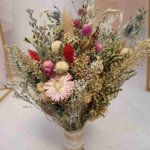 Bridal dried flower Bouquet , Dried Flower Arrangement ,Bridal Bouquet , Boho Decor