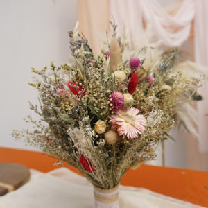 Bridal dried flower Bouquet , Dried Flower Arrangement ,Bridal Bouquet , Boho Decor