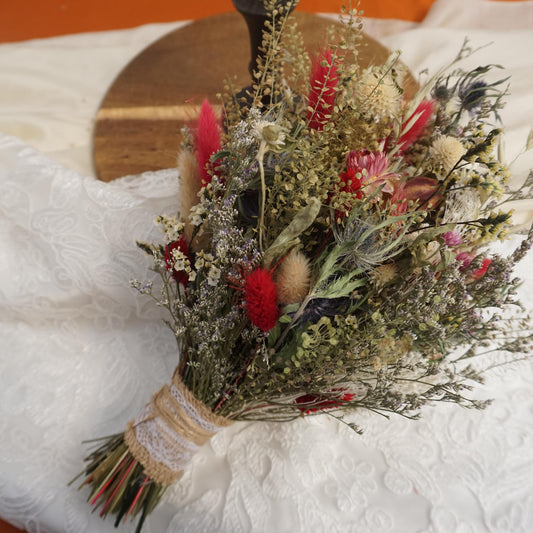 Bridal dried flower Bouquet , Dried Flower Arrangement ,Bridal Bouquet , Boho Decor