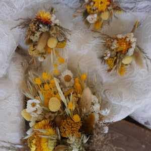 Dried flower bouquet ,white natural bridal bouquet ,wedding boho bouquet,dried flower,yellow