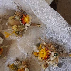 Dried flower bouquet ,white natural bridal bouquet ,wedding boho bouquet,dried flower,yellow