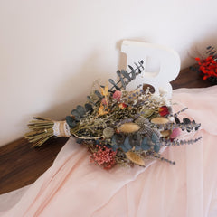 Dried Flowers Bouquet,Bridal Bouquet,Bride Bouquet,Rustic Bouquet,Bridesmaid,Preserved Boutonniere