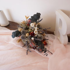 Dried Flowers Bouquet,Bridal Bouquet,Bride Bouquet,Rustic Bouquet,Bridesmaid,Preserved Boutonniere