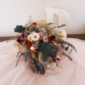 Dried Flowers Bouquet,Bridal Bouquet,Bride Bouquet,Rustic Bouquet,Bridesmaid,Preserved Boutonniere
