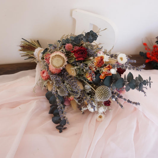 Dried Flowers Bouquet,Bridal Bouquet,Bride Bouquet,Rustic Bouquet,Bridesmaid,Preserved Boutonniere