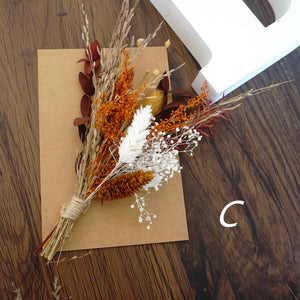 Mini Dried Flower Bouquet  decor Favor gift ,topper Tables