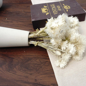 Dried flower bouquet,dried flower ,white color flower