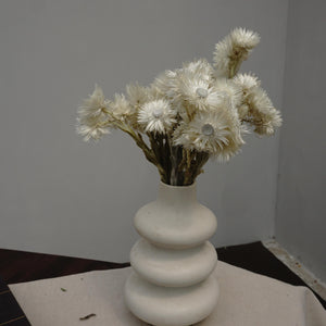 Dried flower bouquet,dried flower ,white color flower