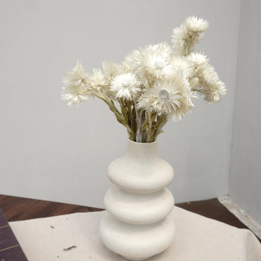 Dried flower bouquet,dried flower ,white color flower