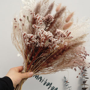 Dried flower centerpieces，dried flower bouquet preserved，natural dried flowers
