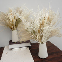 dried flower bouquet mini，dried flowers for wedding bouquet，white dried flower bouquet