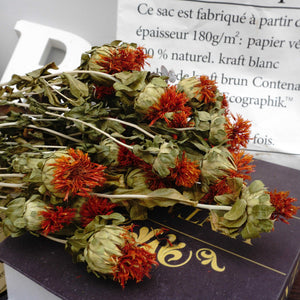Dried flower ,materials for dried flower bouquet,45cm/17inches,burnt orange flower
