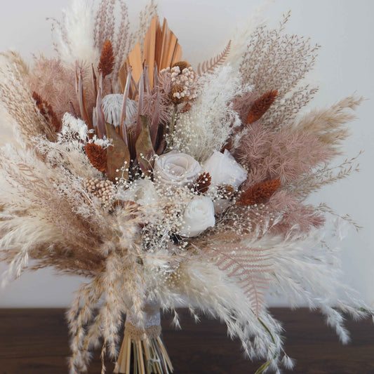 Wedding bouquet boho|bride bouquet|dried flower|flower bouquet|pampas bouquet