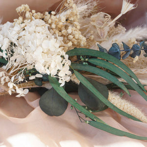 Boho Dried Wedding Bouquet with Pampas Grass