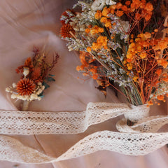 Burnt orange wedding| boho dried flower bouquet |Dry flower arrangement |Dried floral bouquet |Wedding flowers bouquet |Home decor dried flowers
