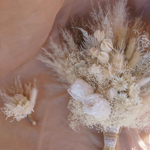 Pampas grass bouquet|rose bouquet|large wedding bouquet,| bridal bouquet|boho wedding flowers|pampas grass bouquet