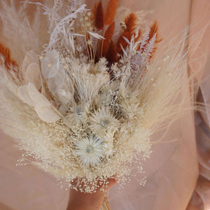 Boho Pampas Grass Bridal Bouquet – Dried Wedding Flowers