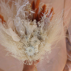 Pampas Grass Bouquet|Everlasting Bridal Bouquet|Natural Wedding Flower|Bridesmaids Bouquet