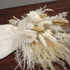 wedding bouquet white,bride bouquet,bridesmaid bouquet,wedding decor,dried flower