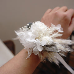 Dried flower ,wedding flower, wedding corsage,wrist flower,wrist corsage