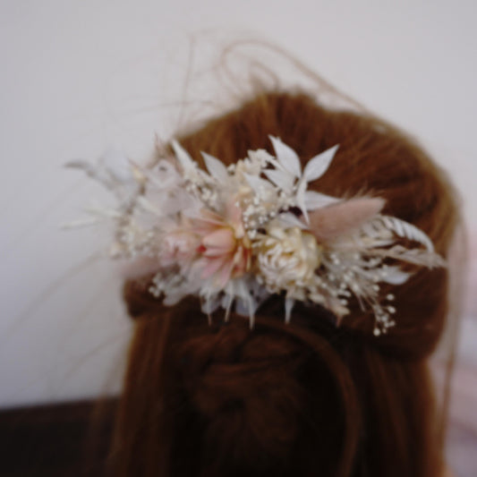Preserved Flower Wedding Bridal Hair Comb
