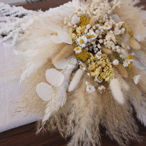 Boho Style Dried flower wedding bouquet