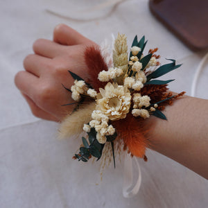 Boho Style Dried flower wedding bouquet