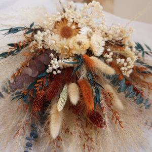 Boho Style Dried flower wedding bouquet
